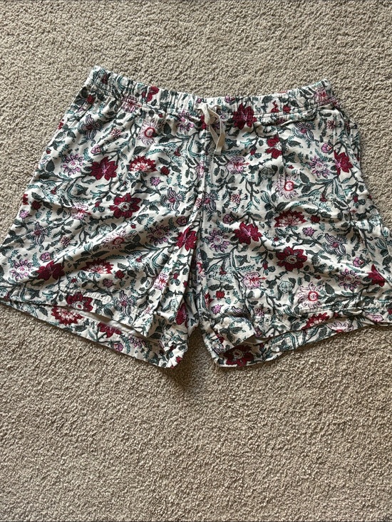 J. Jill Pants - Hill Floral Print Drawstring Women's Shorts size M